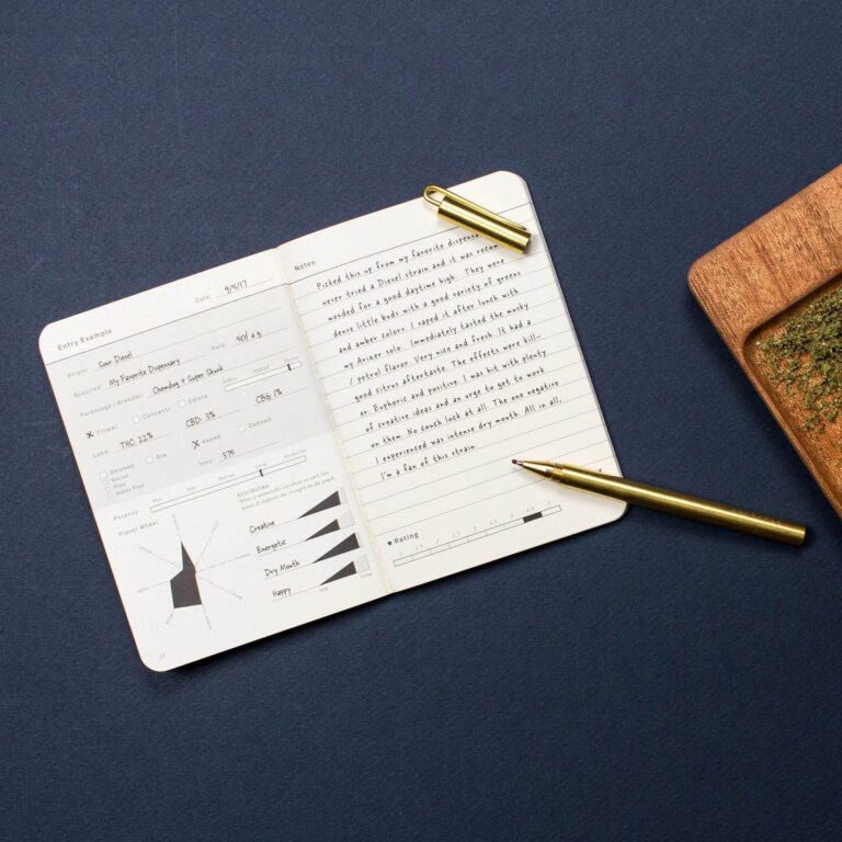Goldleaf Cannabis Tasting Journal