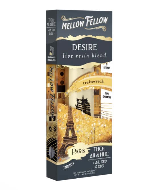 Mellow Fellow Destination Paris Desire Blend Disposable Vape