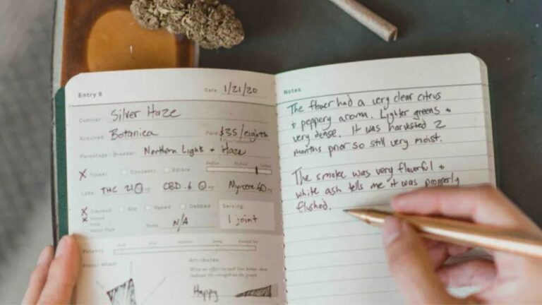 Goldleaf Tasting Journal Entry About Silver Haze