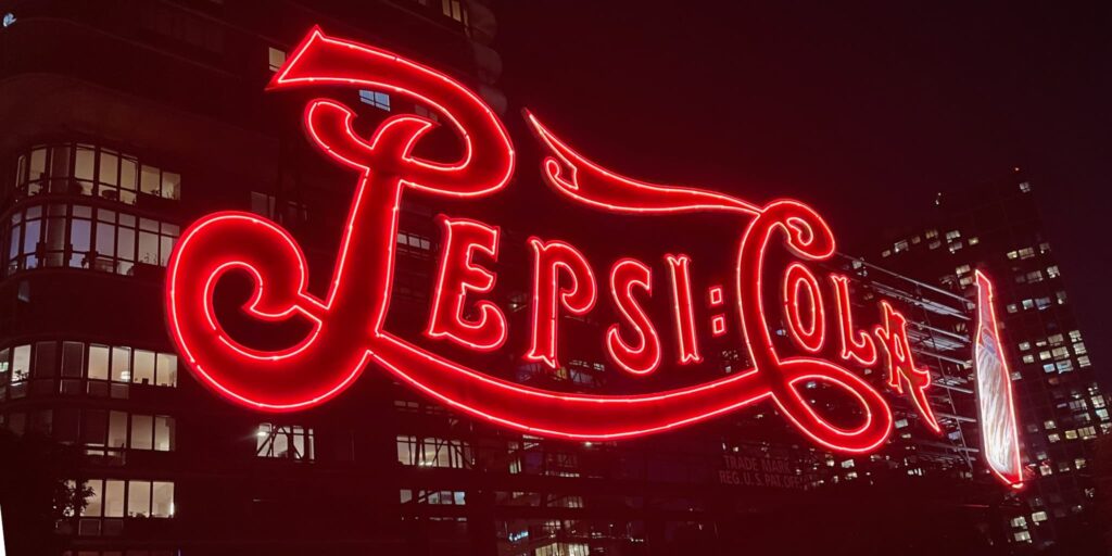 Pepsi Cola Sign in Queens NY