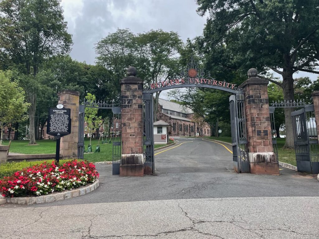 Entrance to Rutgers University