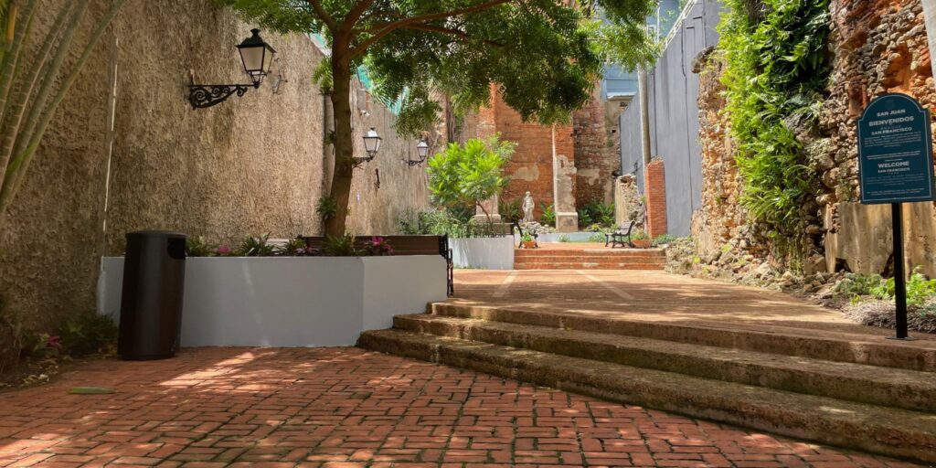 Park in Old San Juan, Puerto Rico