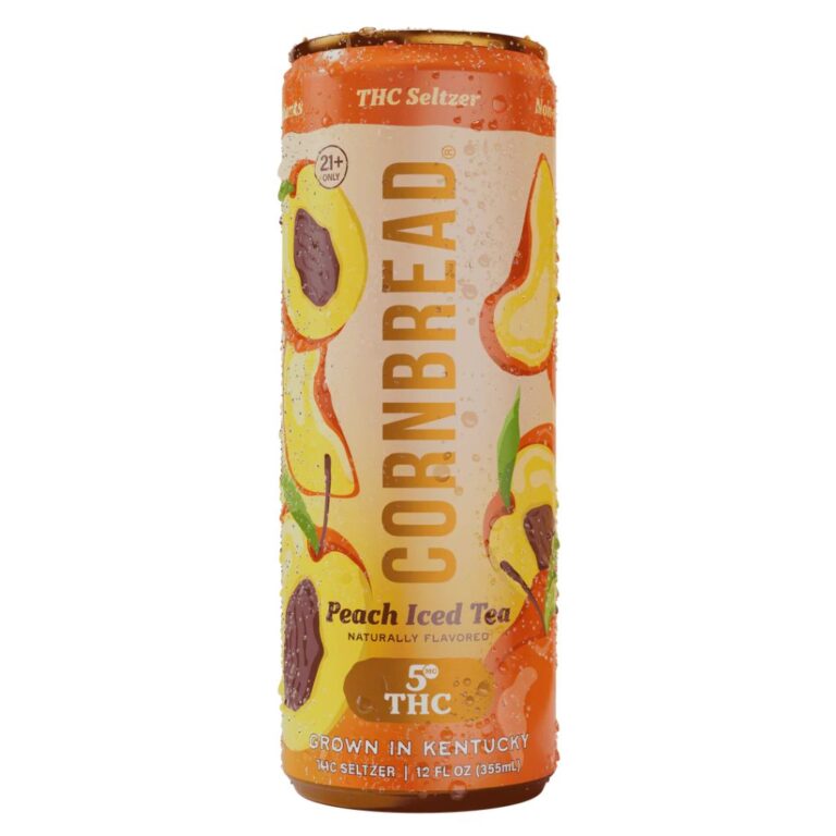 Cornbread Hemp Peach Iced Tea