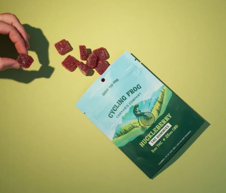 Cycling Frog Huckleberry THC Gummies 10-Pack