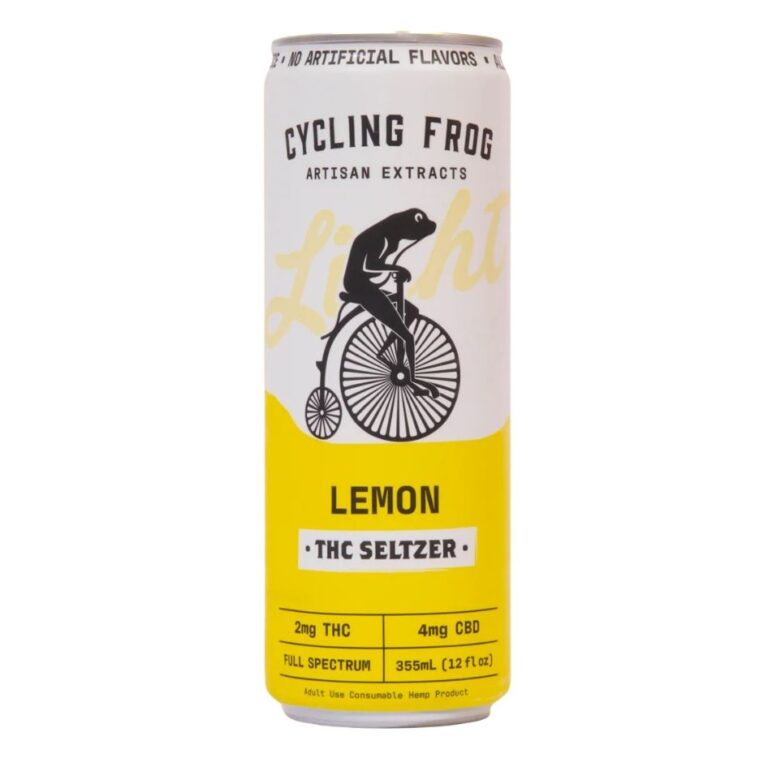 Cycling Frog Lemon Lite THC Seltzer
