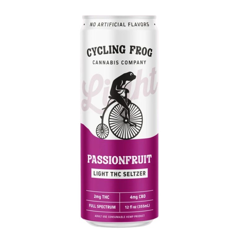 Cycling Frog Lite THC Passionfruit Seltzer