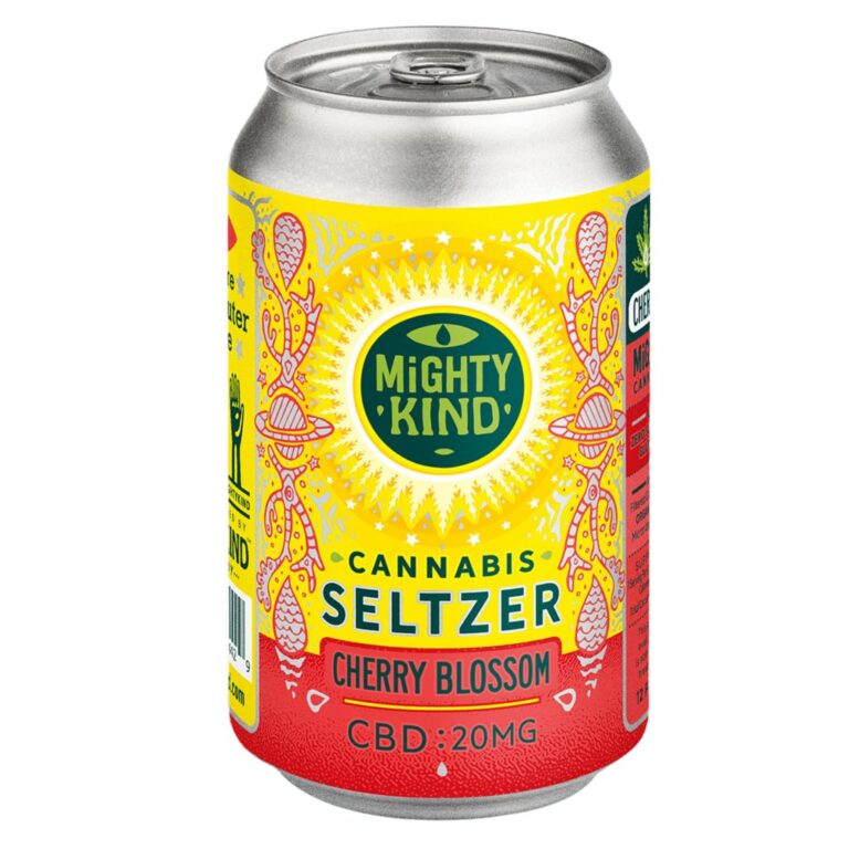 Mighty Kind Cherry Blossom Cannabis Seltzer