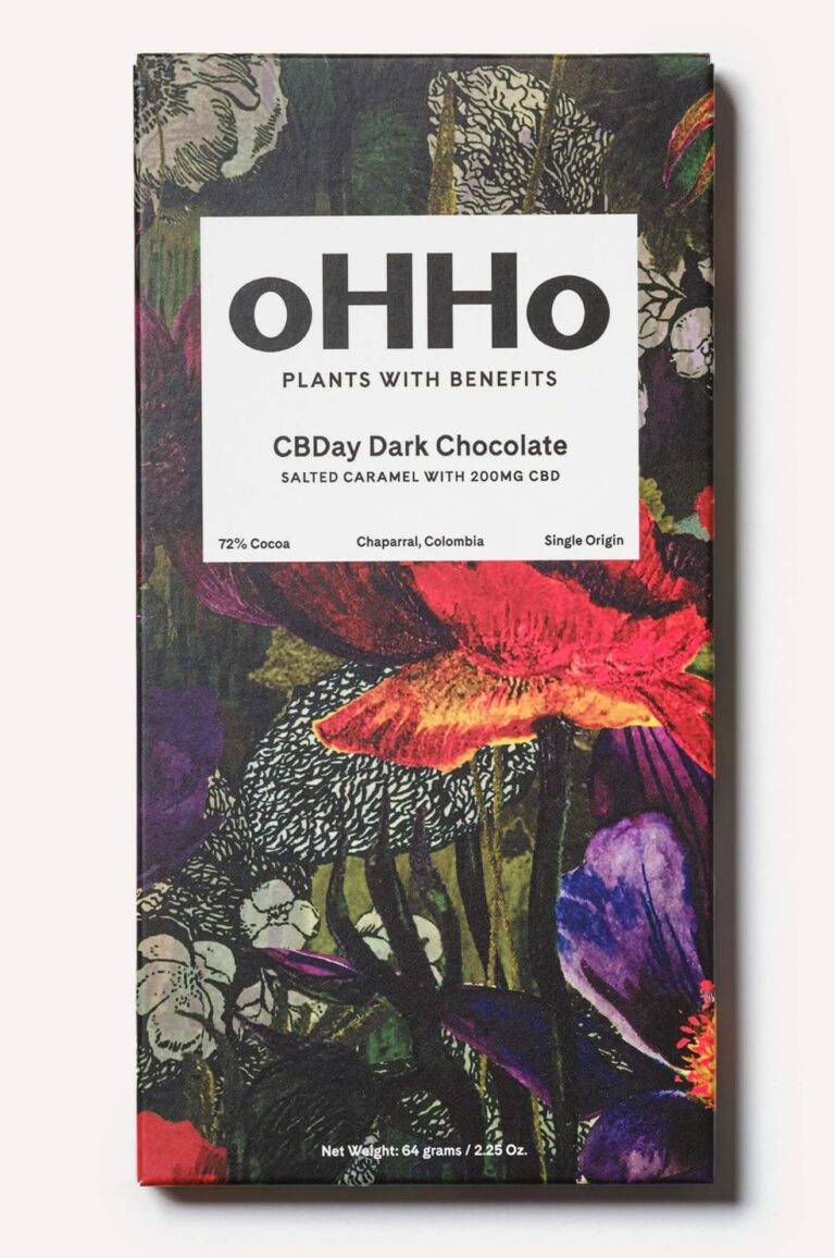 oHHo CBDay Dark Chocolate Salted Caramel Bar