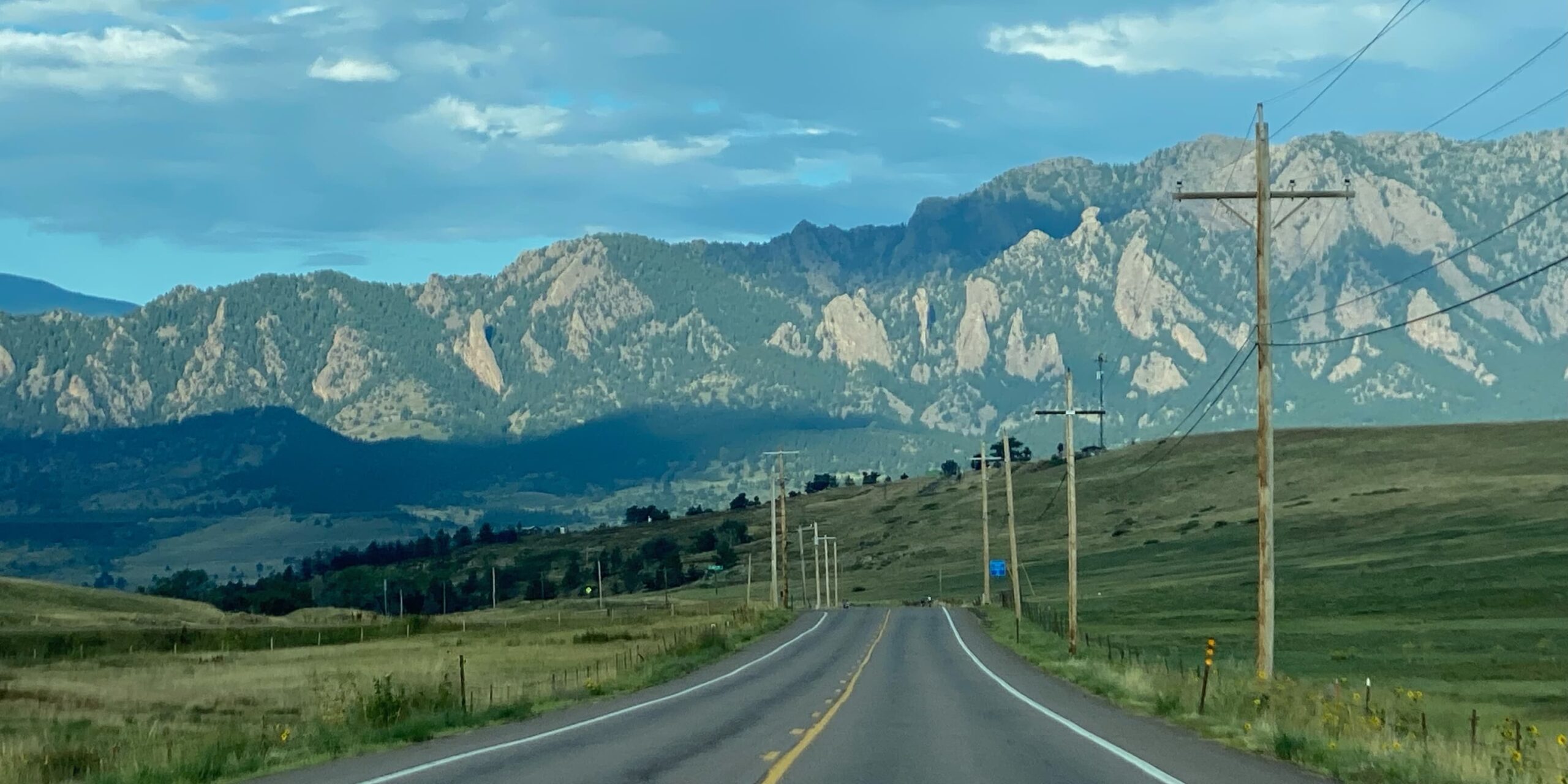 Rocky Mountains around Denver, CO.