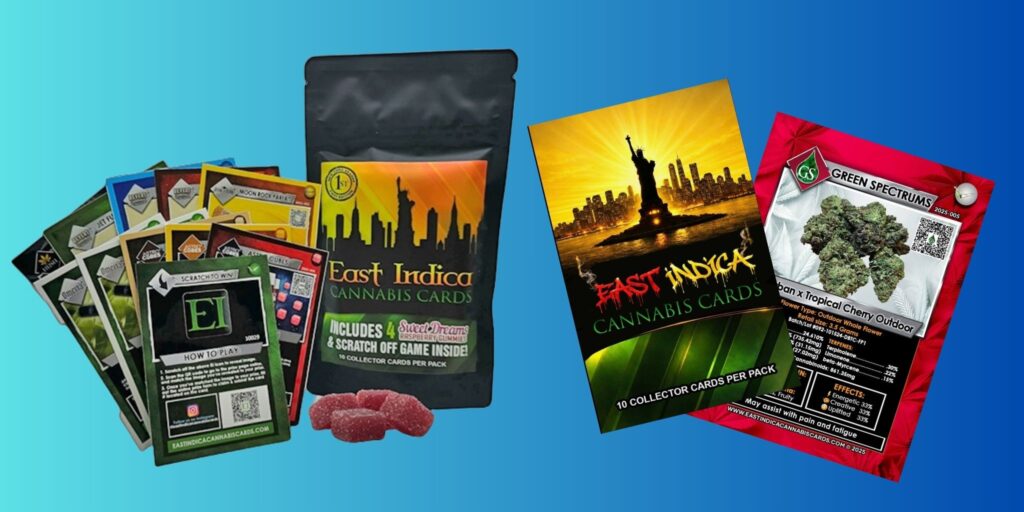 East Indica Cannabis Cards - collectible trading cards