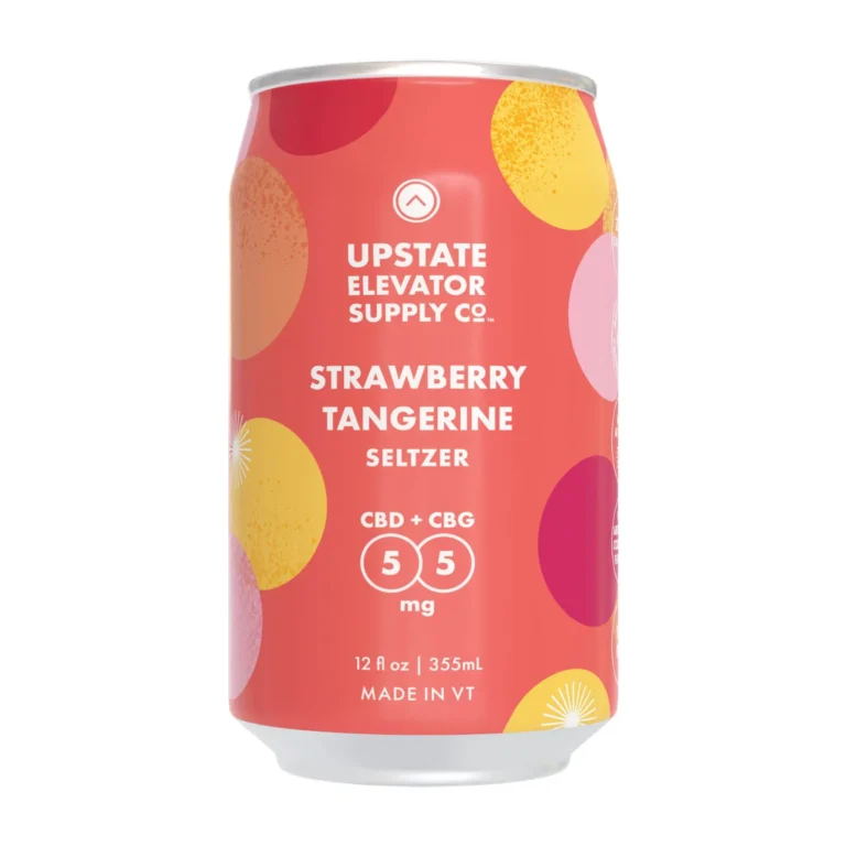 Upstate Elevator Strawberry Tangerine Seltzer