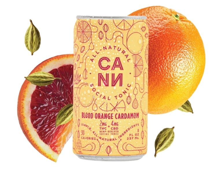 Cann Cardamom Blood Orange Tonic