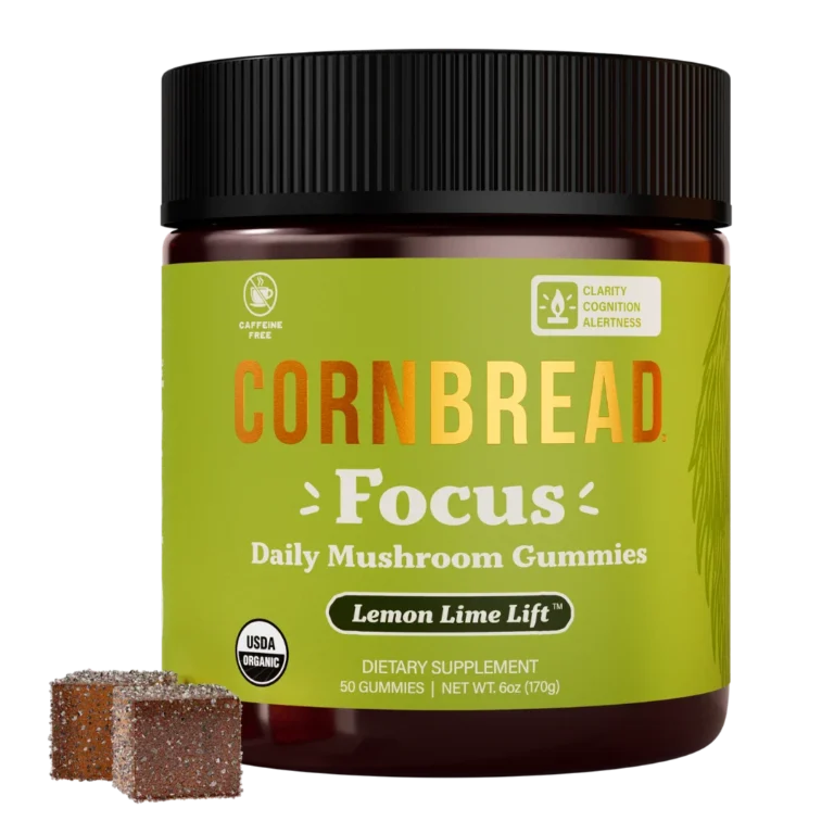 Cornbread Hemp Focus Mushroom Gummies