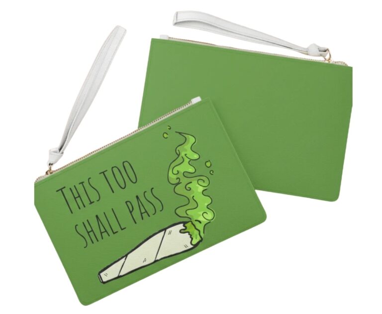 PuffPuffParlor "This Too Shall Pass" Clutch