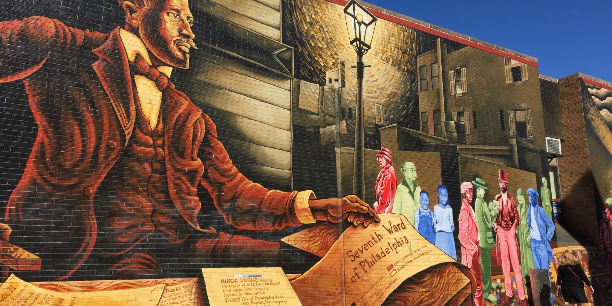 A vibrant mural in Philadelphia
