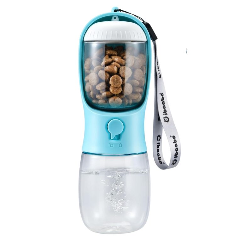 Portable Dog Food and Water Dispenser