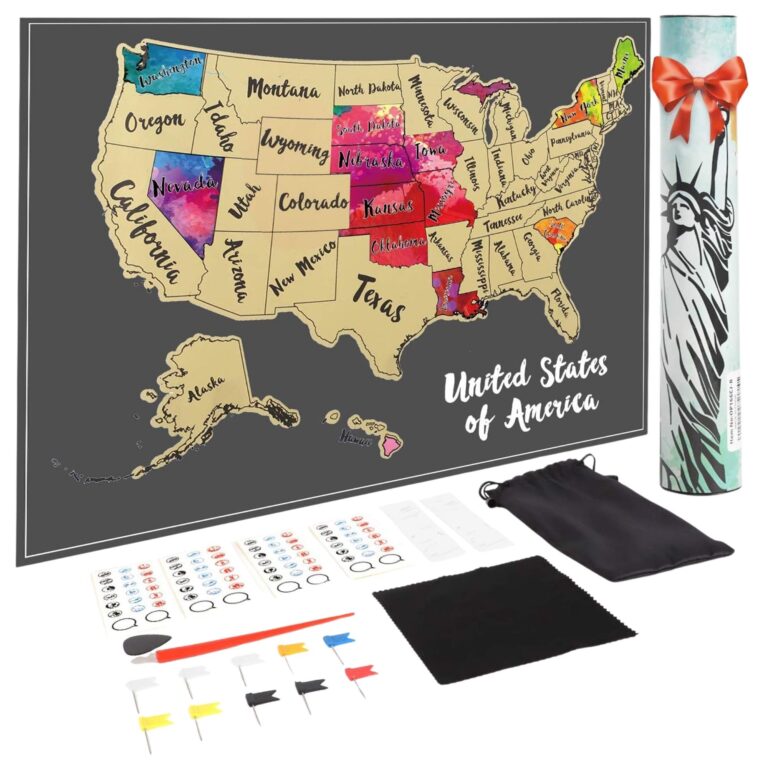 USA Scratch Map